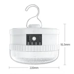 چراغ آویز شارژی کمپی 80 وات دی پی DP 7823B 80W - تصویر 4