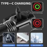 چراغ قوه پلیسی شارژی اسمال سان W5183 - تصویر 6