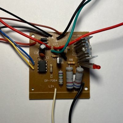 مدار شارژ و برد چراغ دی پی مدل DP-7054