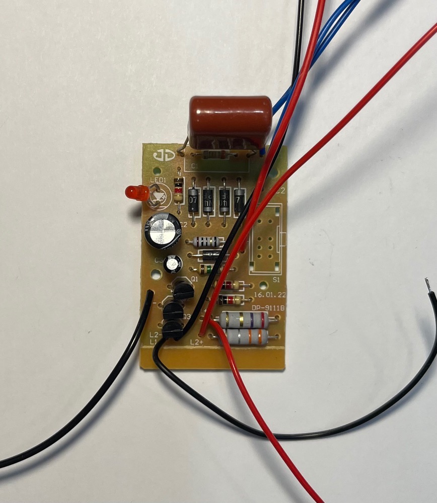 DP-9111B مدار شارژ و برد چراغ دی پی مدل DP-9111 - تصویر 1